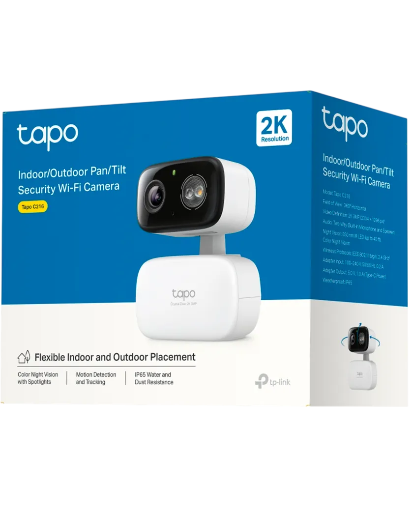 TP-Link Tapo C216 / Умная внтренняя/наружная домашняя камера с ИИ