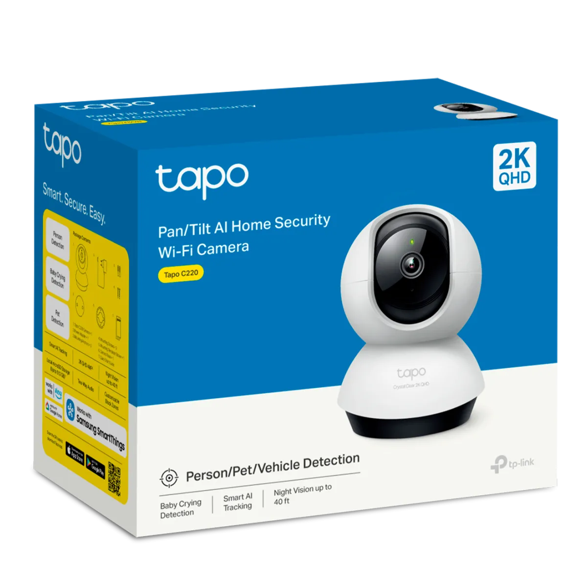 TP-Link Tapo C220 / Умная поворотно-наклонная камера с ИИ