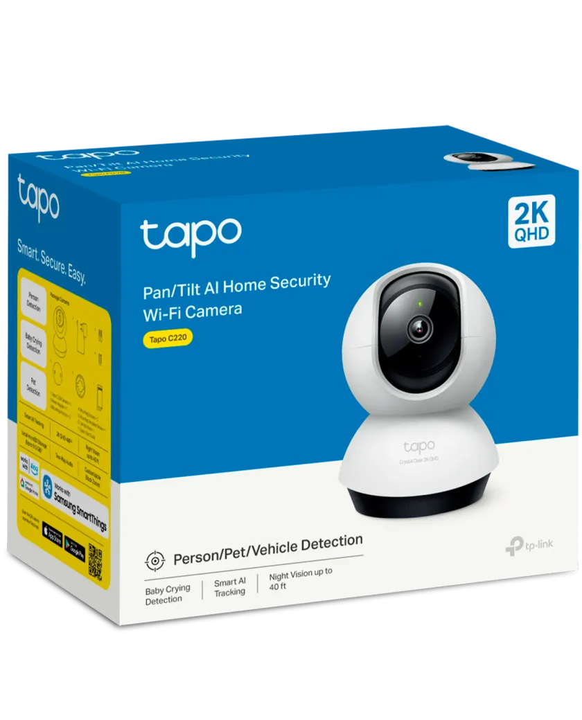 TP-Link Tapo C220 / Умная поворотно-наклонная камера с ИИ