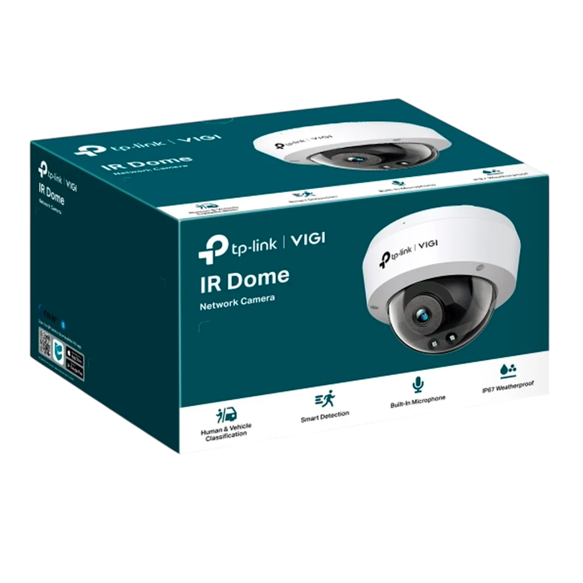 TP-Link VIGI C220I (4мм) / 2 МП Купольная сетевая камера с ИК-подсветкой