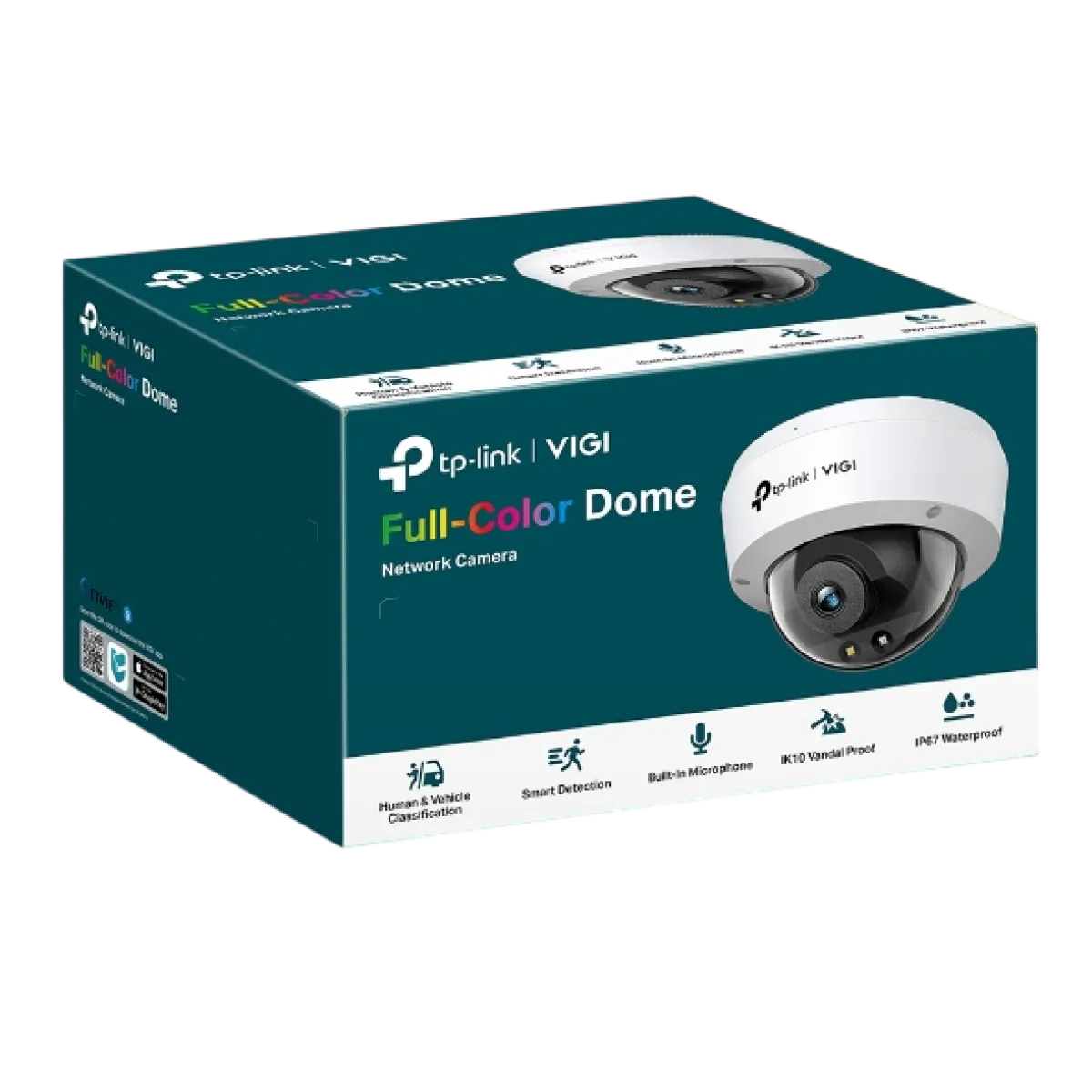 TP-Link VIGI C240 (4мм) / 4MP Сетевая полноцветная купольная камера