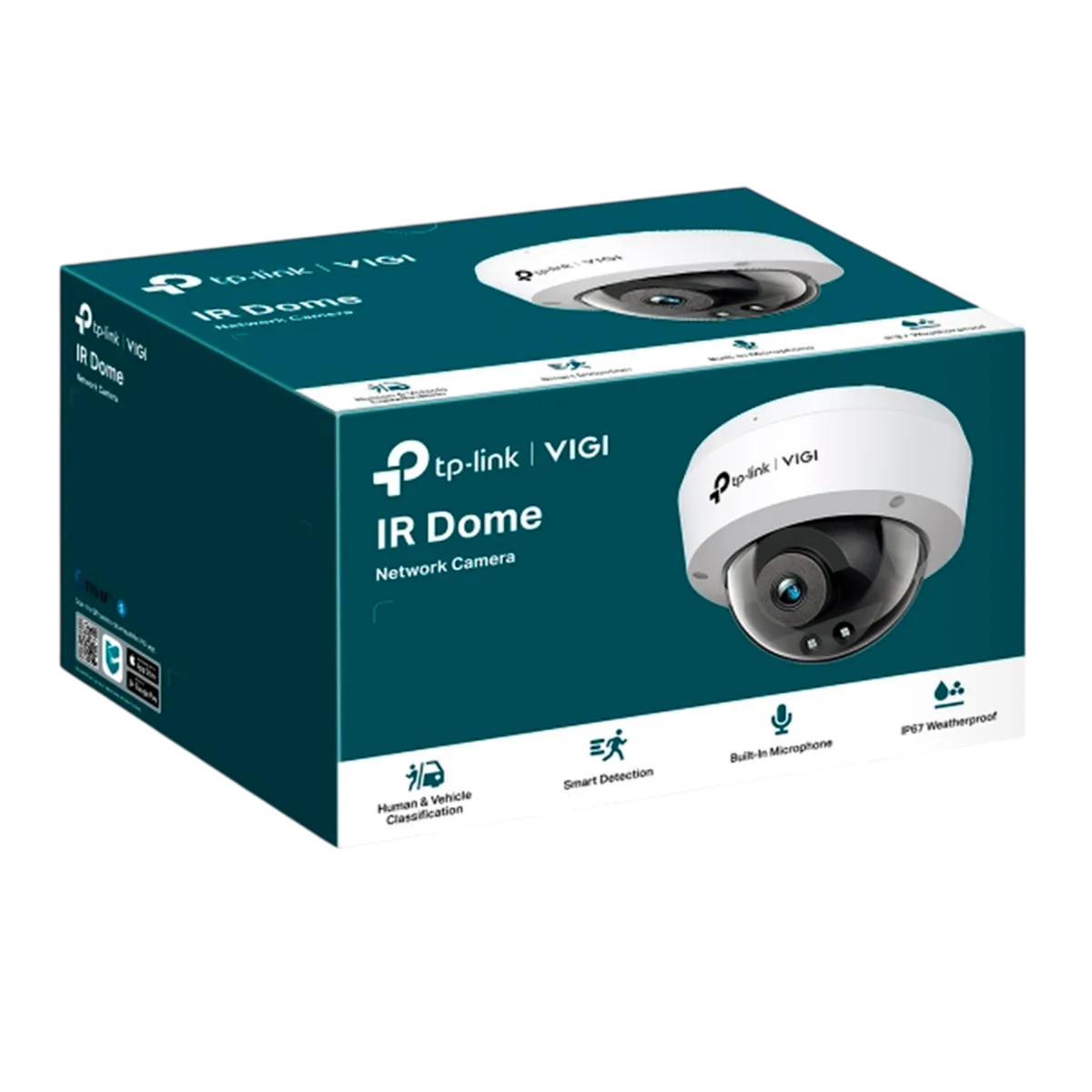 TP-Link VIGI C240I (2.8мм) / 4MP Сетевая купольная ИК-камера