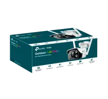 TP-Link VIGI C340-W (4мм) / 4MP Full-Color Уличная цилиндрическая IP-камера