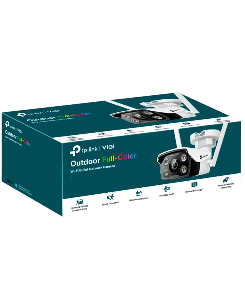 TP-Link VIGI C340-W (4мм) / 4MP Full-Color Уличная цилиндрическая IP-камера