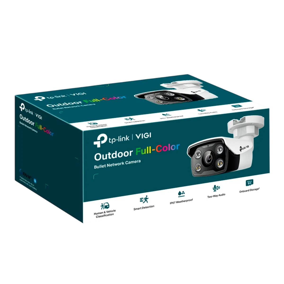 TP-Link VIGI C340 (4мм) / 4MP Full-Color Уличная цилиндрическая IP-камера