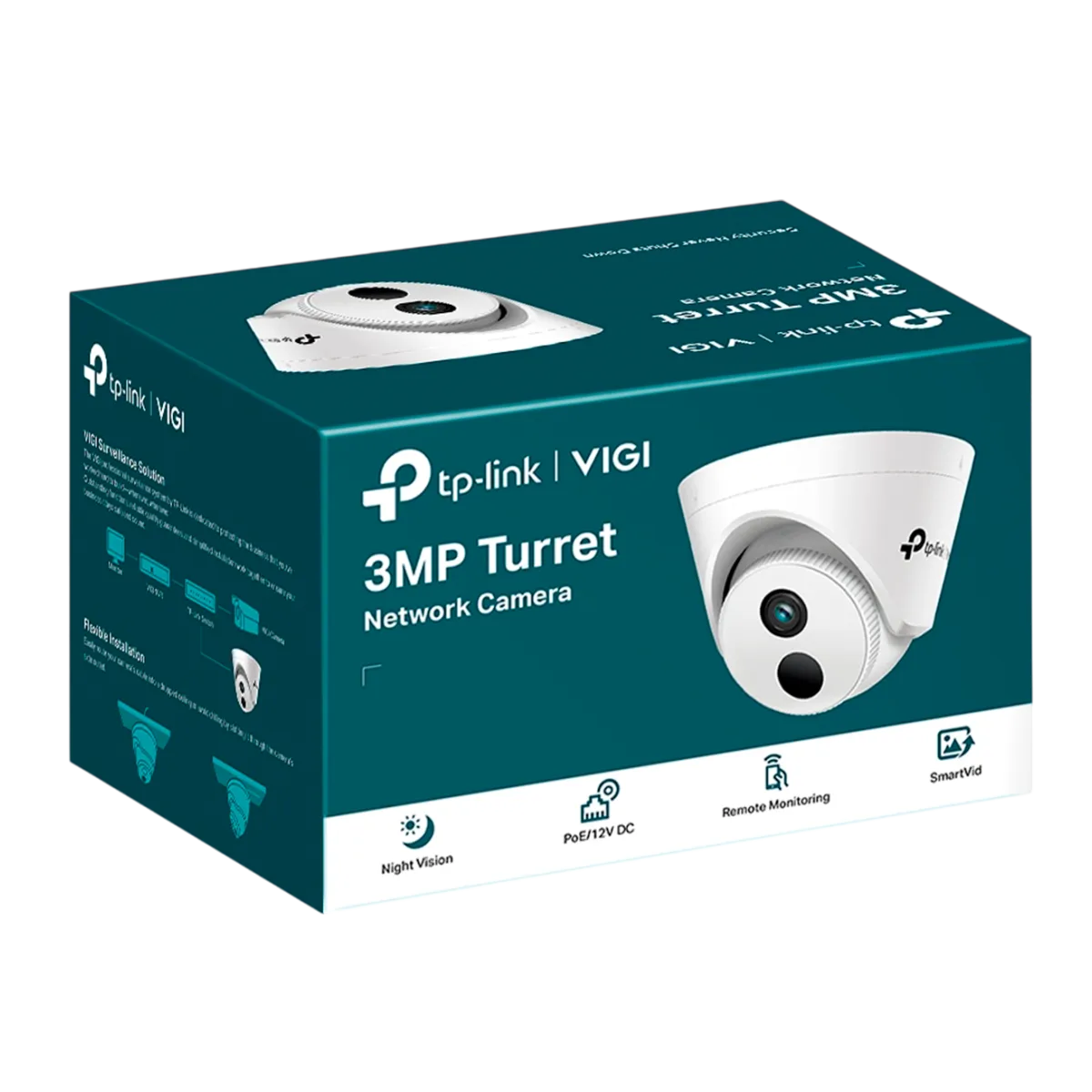 TP-Link VIGI C400HP-4 (4мм) / 3MP Турельная IP-камера