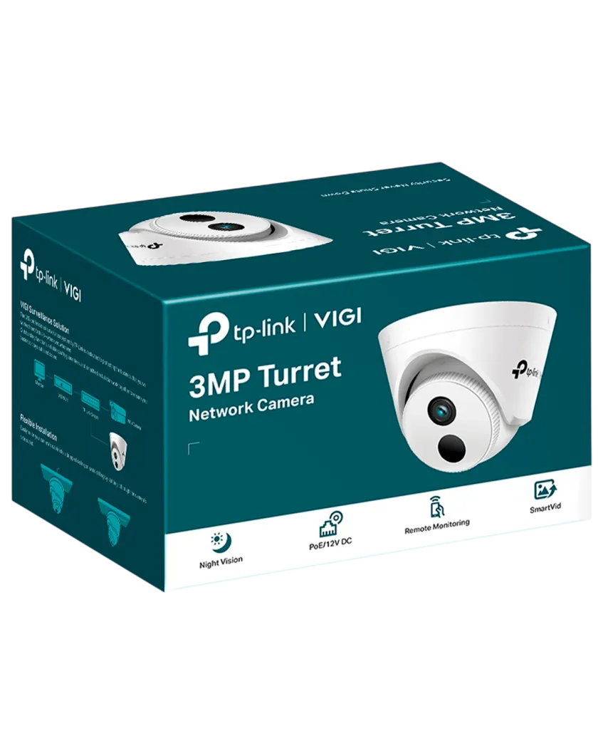 TP-Link VIGI C400HP-4 (4мм) / 3MP Турельная IP-камера