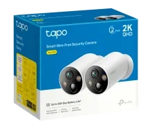 TP-Link Tapo C425 (2-pack) / Умная внутренняя/наружная камера с аккумулятором и поддержкой ИИ