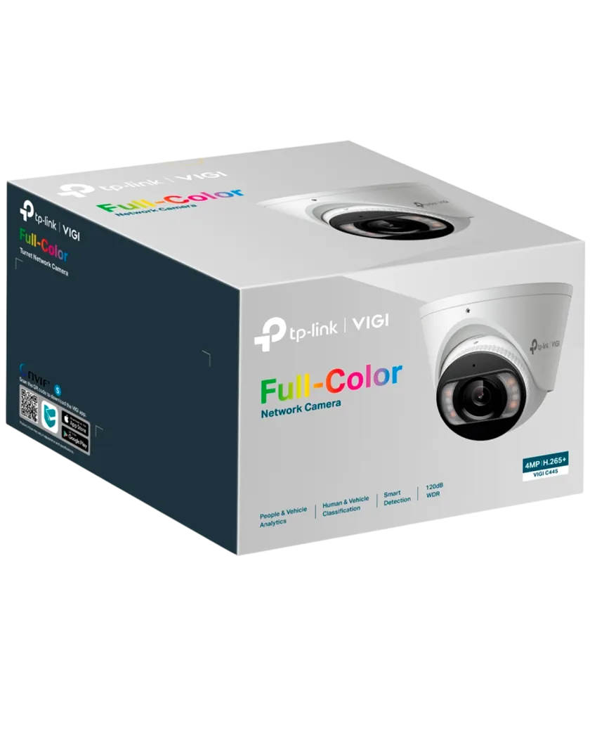 TP-Link VIGI InSight C445 (4мм) / 4MP Full-Color Турельная IP-камера