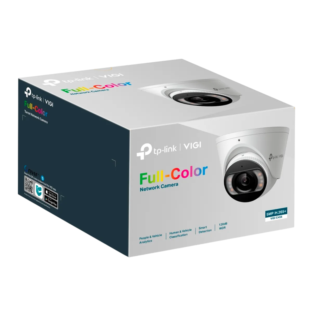 TP-Link VIGI C455 (4мм) / 5MP Full-Color Турельная IP-камера