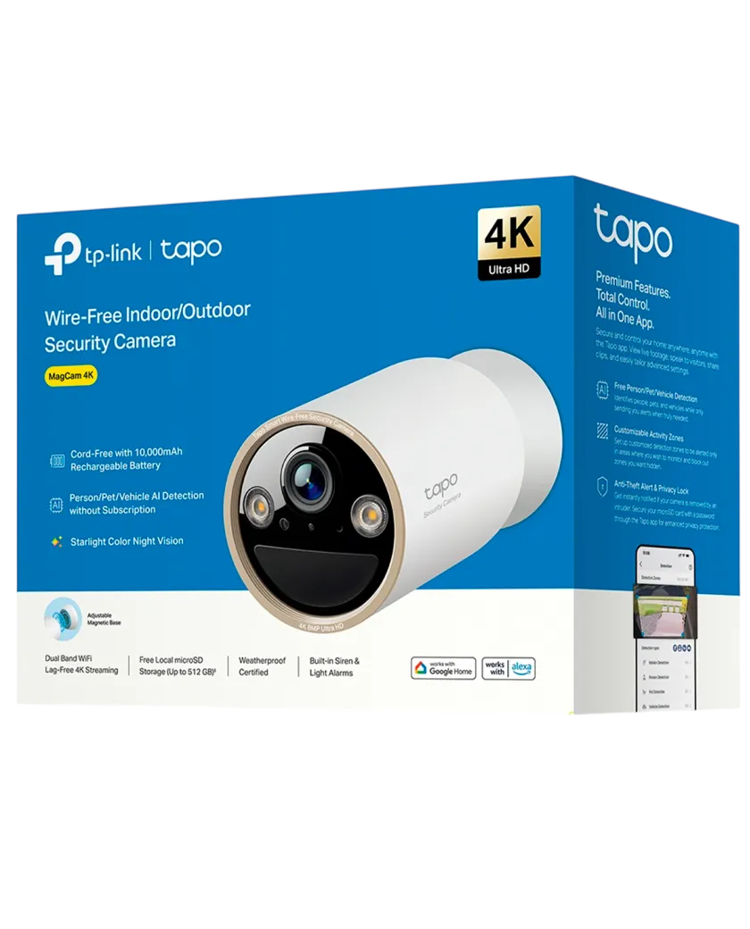 TP-Link Tapo C460 / Умная наружная камера с аккумулятром и поддержкой ИИ