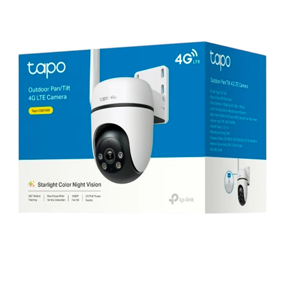 TP-Link Tapo C501GW / Умная наружная поворотно-наклонная камера с поддержкой ИИ и 4G LTE
