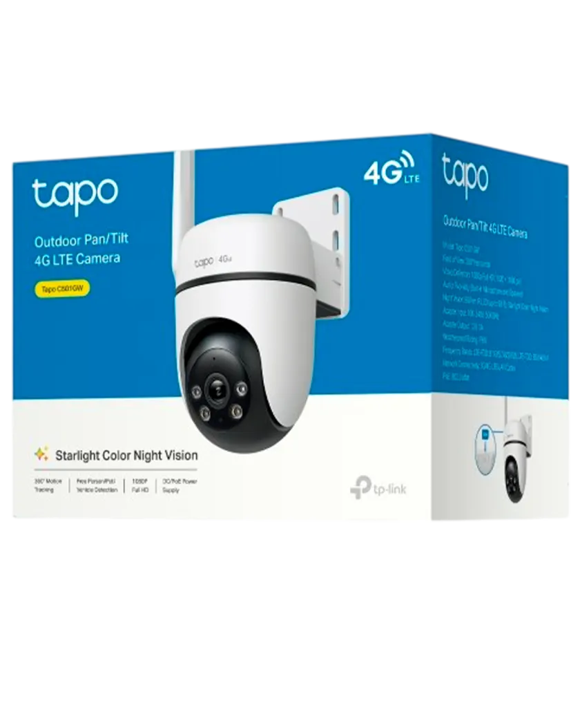 TP-Link Tapo C501GW / Умная наружная поворотно-наклонная камера с поддержкой ИИ и 4G LTE