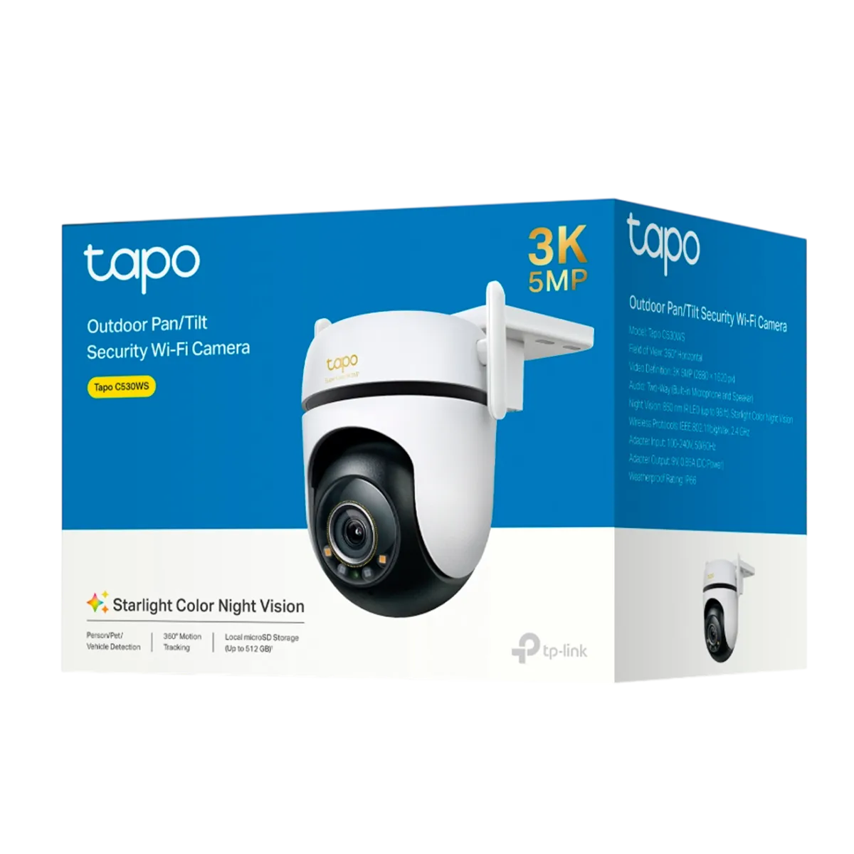 TP-Link Tapo C530WS / Умная наружная поворотно-наклонная камера с поддержкой ИИ
