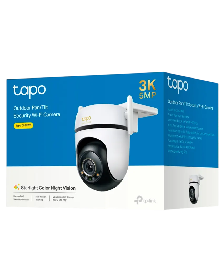 TP-Link Tapo C530WS / Умная наружная поворотно-наклонная камера с поддержкой ИИ