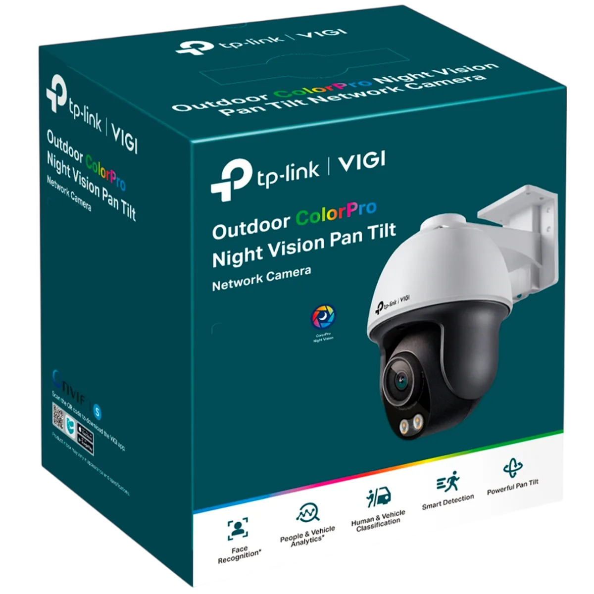 TP-Link VIGI C540S (4мм) / 4MP ColorPro Уличная поворотно-наклонная IP-камера