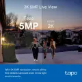 TP-Link Tapo D230S1 / Умный дверной звонок с камерой 2K 5MP, аккумулятором и центром управления