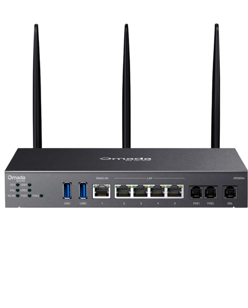 TP-Link Omada DR3650v / AX3000 гигабитный настольный ADSL/VDSL шлюз WiFI 6