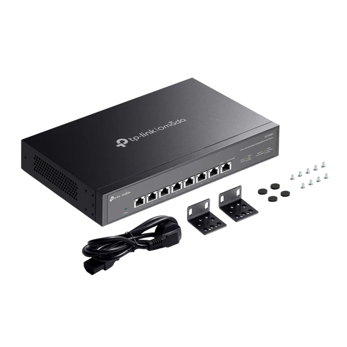 TP-Link Omada DS1008X / 8-портовый 10G неуправляемый коммутатор для рабочего стола/стойки