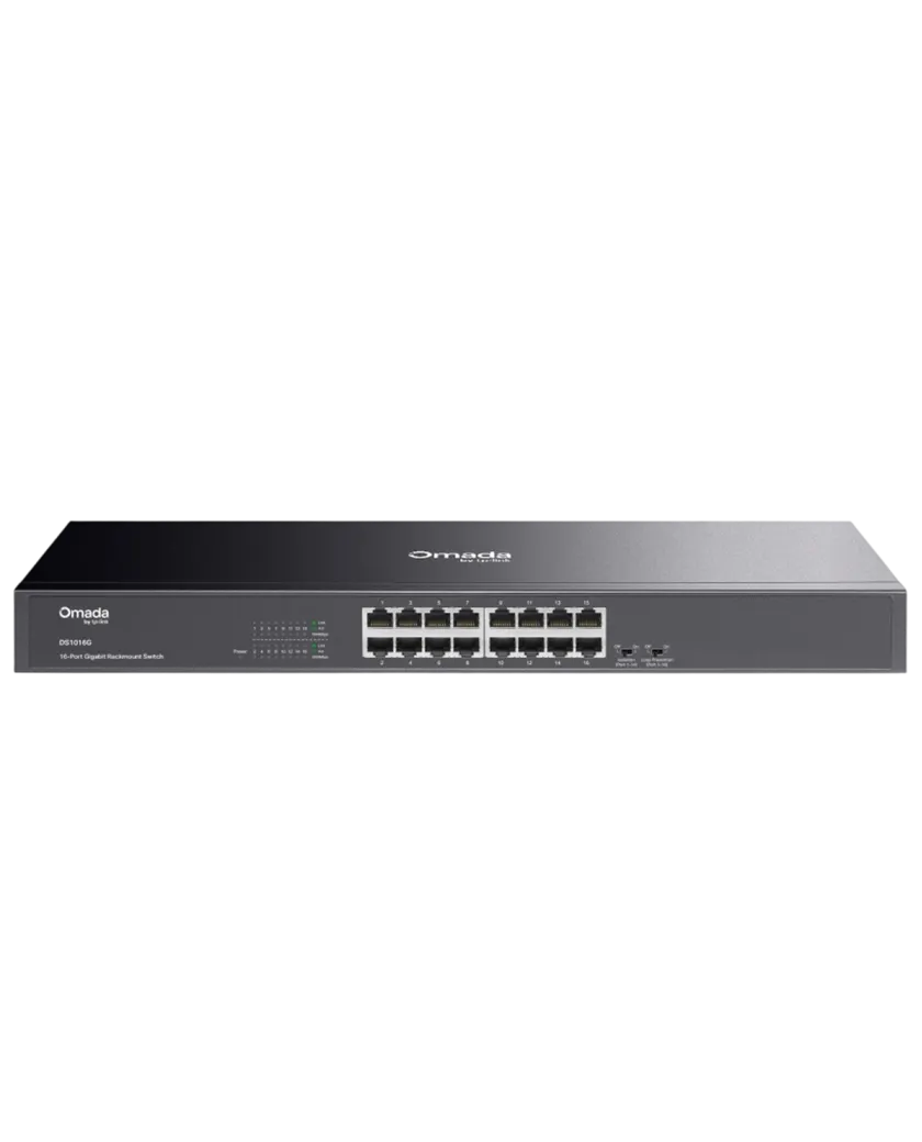 TP-Link Omada DS1016G / 16-портовый гигабитный неуправляемый стойковый коммутатор