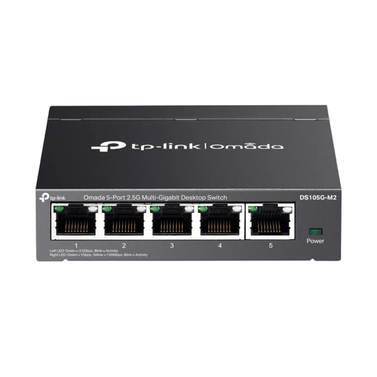TP-Link Omada DS105G-M2 / 5-портовый 2.5G Multi-Gigabit Unmanaged Desktop Switch
