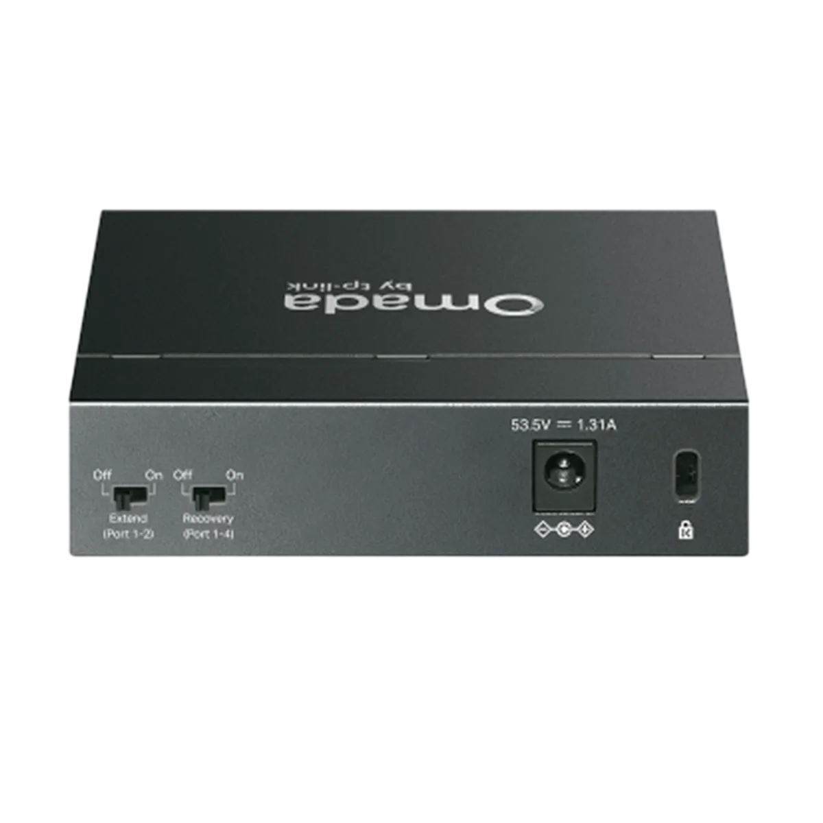 TP-Link Omada DS105GP / 5-портовый гигабитный неуправляемый рабочий коммутатор с 4-портовым PoE+