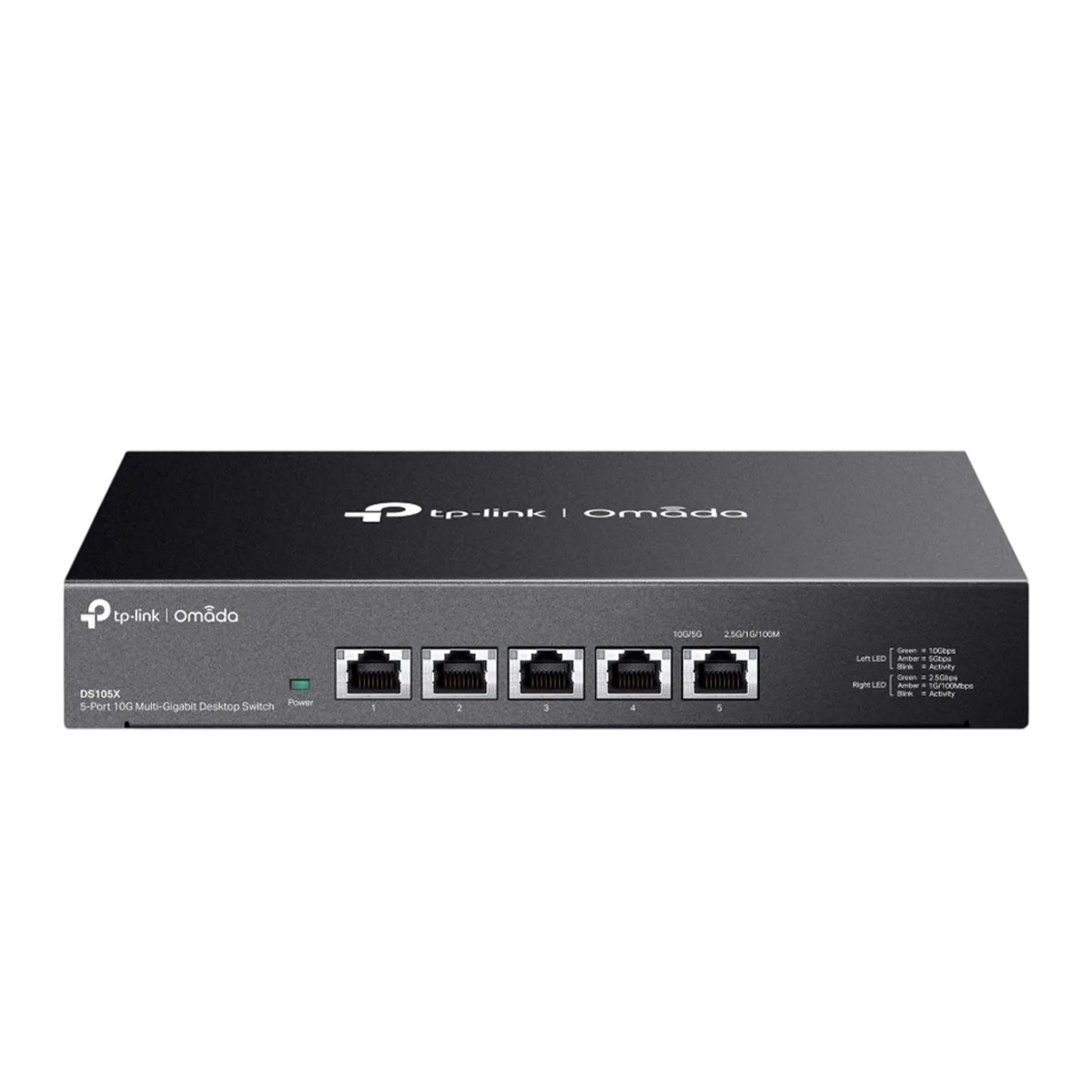 TP-Link Omada DS105X / 5-портовый 10G неуправляемый настольный коммутатор