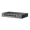 TP-Link Omada DS106GPP / 6-портовый гигабитный неуправляемый настольный коммутатор с 3-портовым PoE+ и 1-портовым PoE++