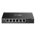 TP-Link Omada DS106P / 6-портовый 10/100 Мбит/с неуправляемый настольный коммутатор с 4-портовым PoE+