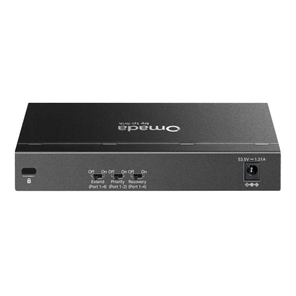 TP-Link Omada DS106P / 6-портовый 10/100 Мбит/с неуправляемый настольный коммутатор с 4-портовым PoE+