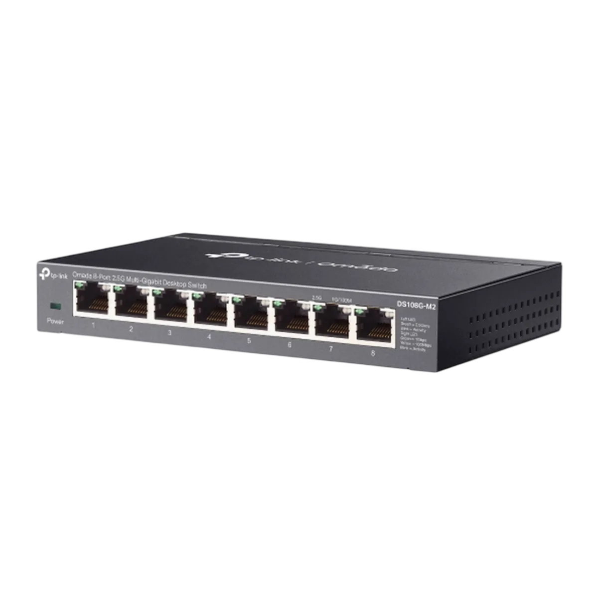 TP-Link Omada DS108G-M2 / 8-портовый 2.5G мультигигабитный неуправляемый настольный коммутатор