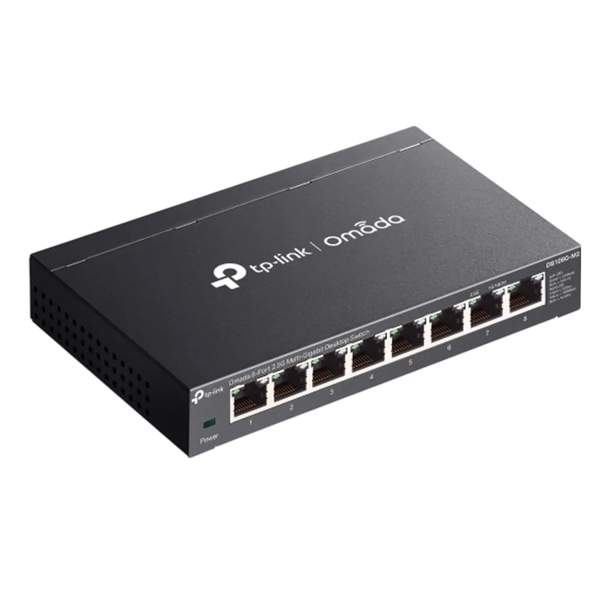 TP-Link Omada DS108G-M2 / 8-портовый 2.5G мультигигабитный неуправляемый настольный коммутатор