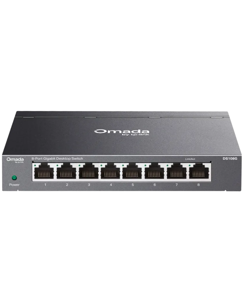TP-Link Omada DS108G / 8-портовый гигабитный настольный коммутатор