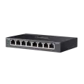 TP-Link Omada DS108GP / 8-портовый гигабитный неуправляемый рабочий коммутатор с 8-портовым PoE+