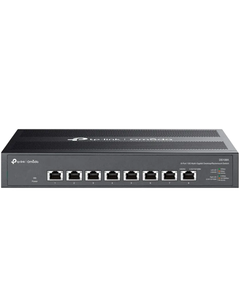 TP-Link Omada DS108X / 8-портовый гигабитный неуправляемый настольный коммутатор