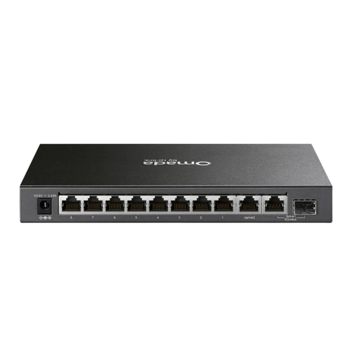 TP-Link Omada DS110GMP / 10-портовый гигабитный неуправляемый настольный коммутатор с 8-портовым PoE+