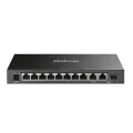 TP-Link Omada DS110GMP / 10-портовый гигабитный неуправляемый настольный коммутатор с 8-портовым PoE+