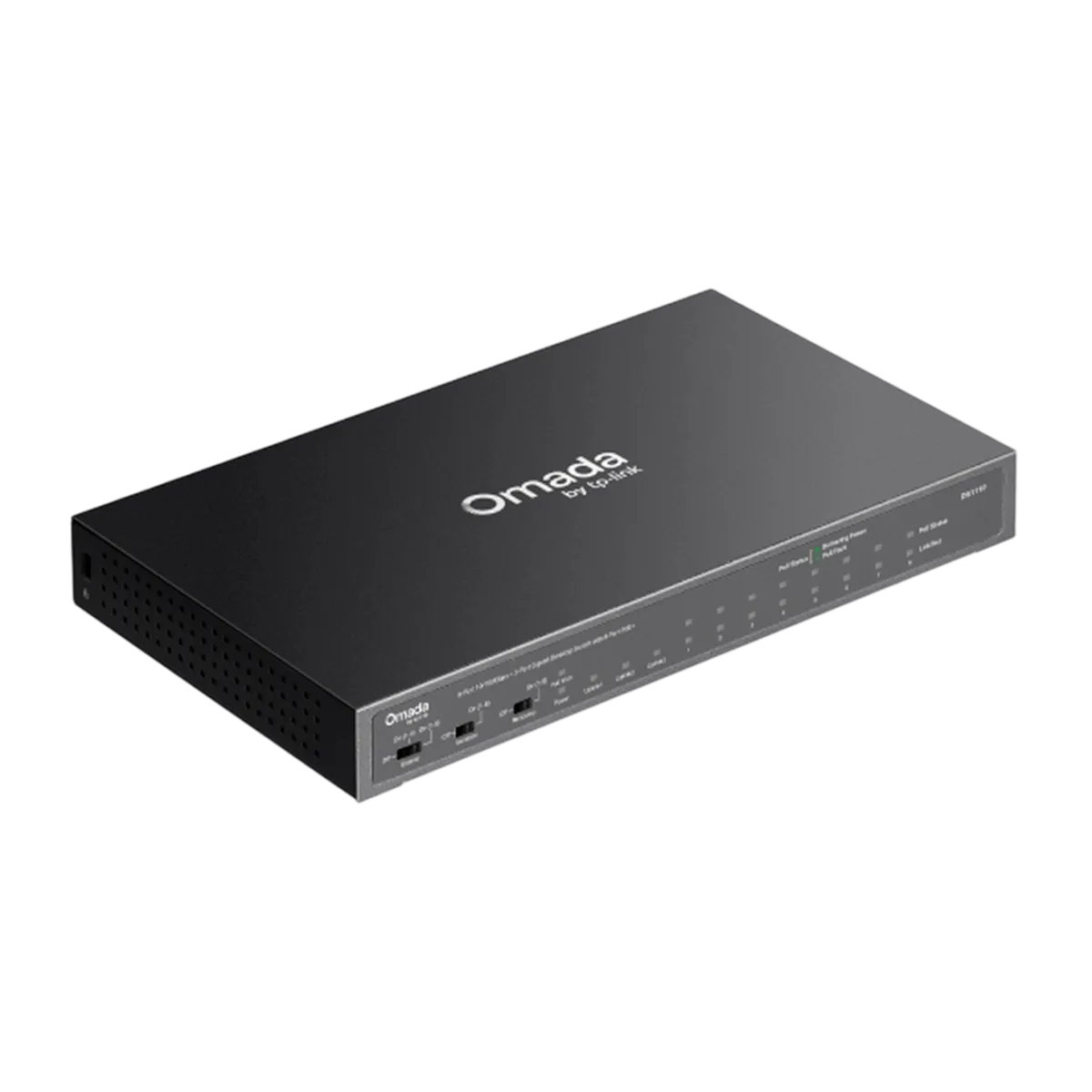 TP-Link Omada DS111P / 8-портовый 10/100 Мбит/с + 3-портовый гигабитный неуправляемый десктопный коммутатор с 8-портовым PoE+