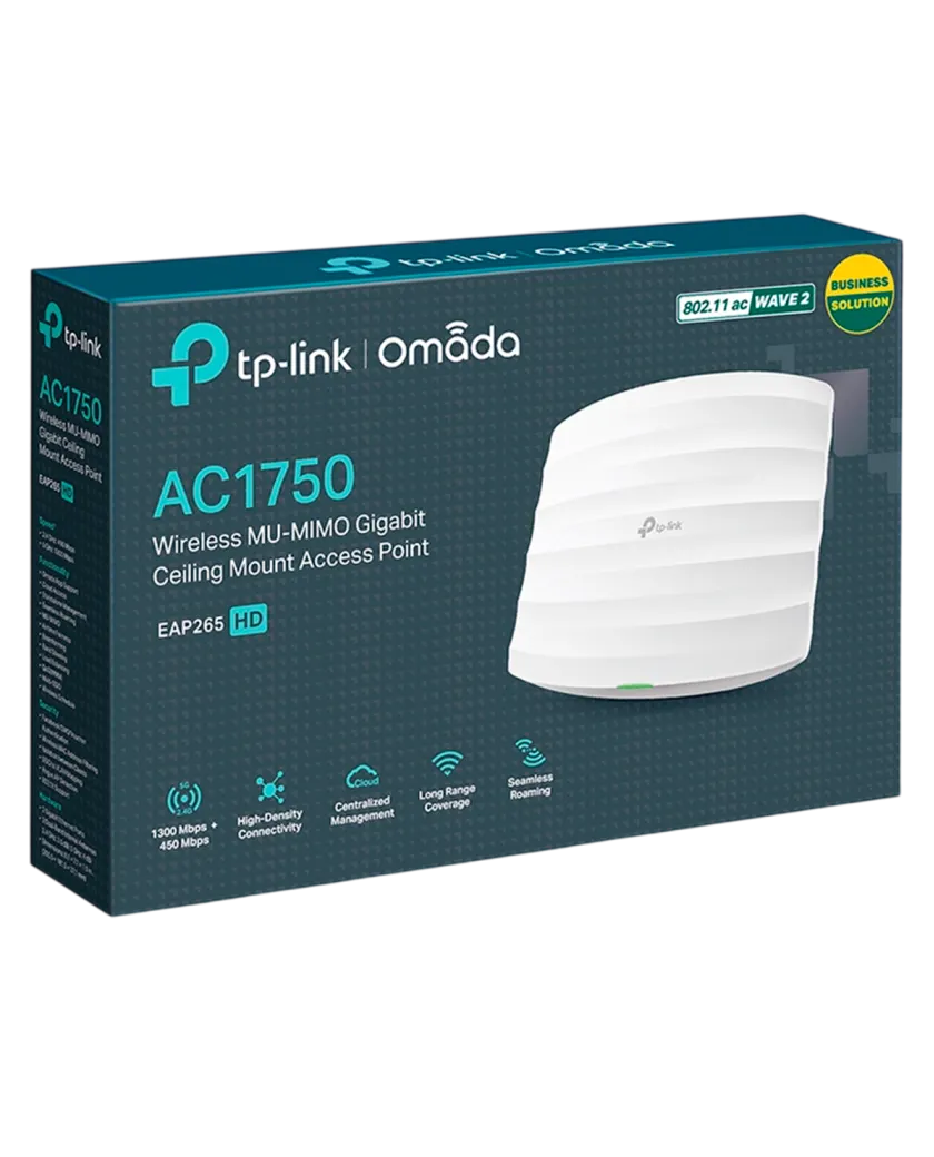TP-Link Omada EAP265 HD / AC1750 Гигабитная двухдиапазонная потолочная точка доступа Wi-Fi