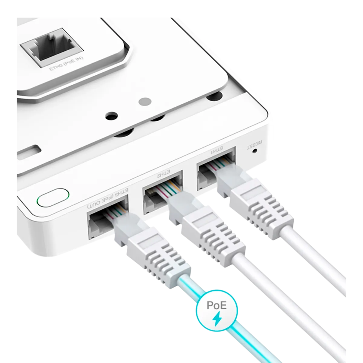TP-Link Omada EAP615-Wall (BOX) / AX1800 Настенная гигабитная точка доступа WiFi 6