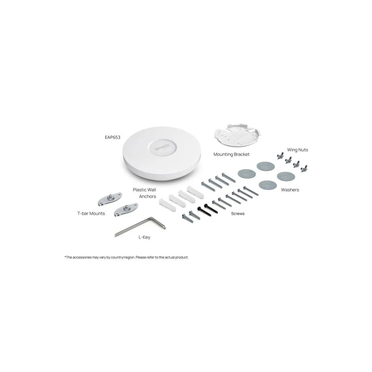 TP-Link Omada EAP653 (5-pack) / AX3000 Потолочная точка доступа WiFi 6