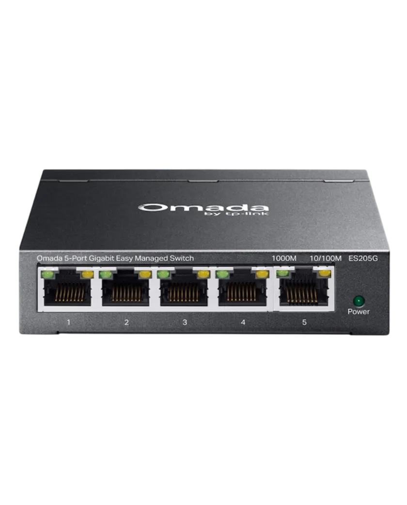 TP-Link Omada ES205G / Коммутатор 5-портовый гигабитный Easy Managed 