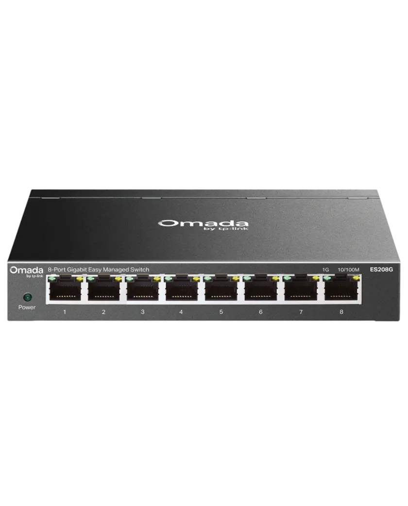 TP-Link Omada ES208G / Коммутатор 8-портовый гигабитный Easy Managed