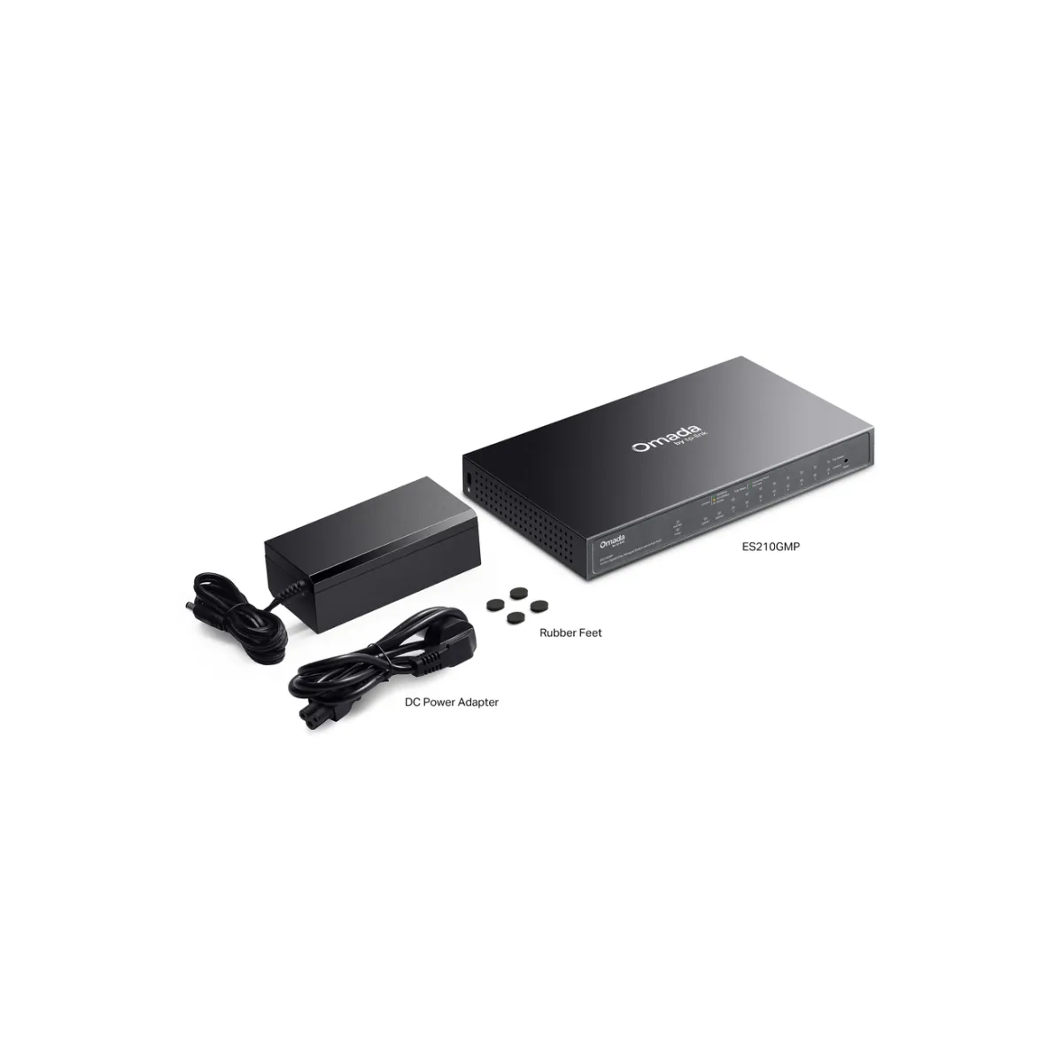 TP-Link Omada ES210GMP / Коммутатор 10-портовый гигабитный Easy Managed с 8 портами PoE+