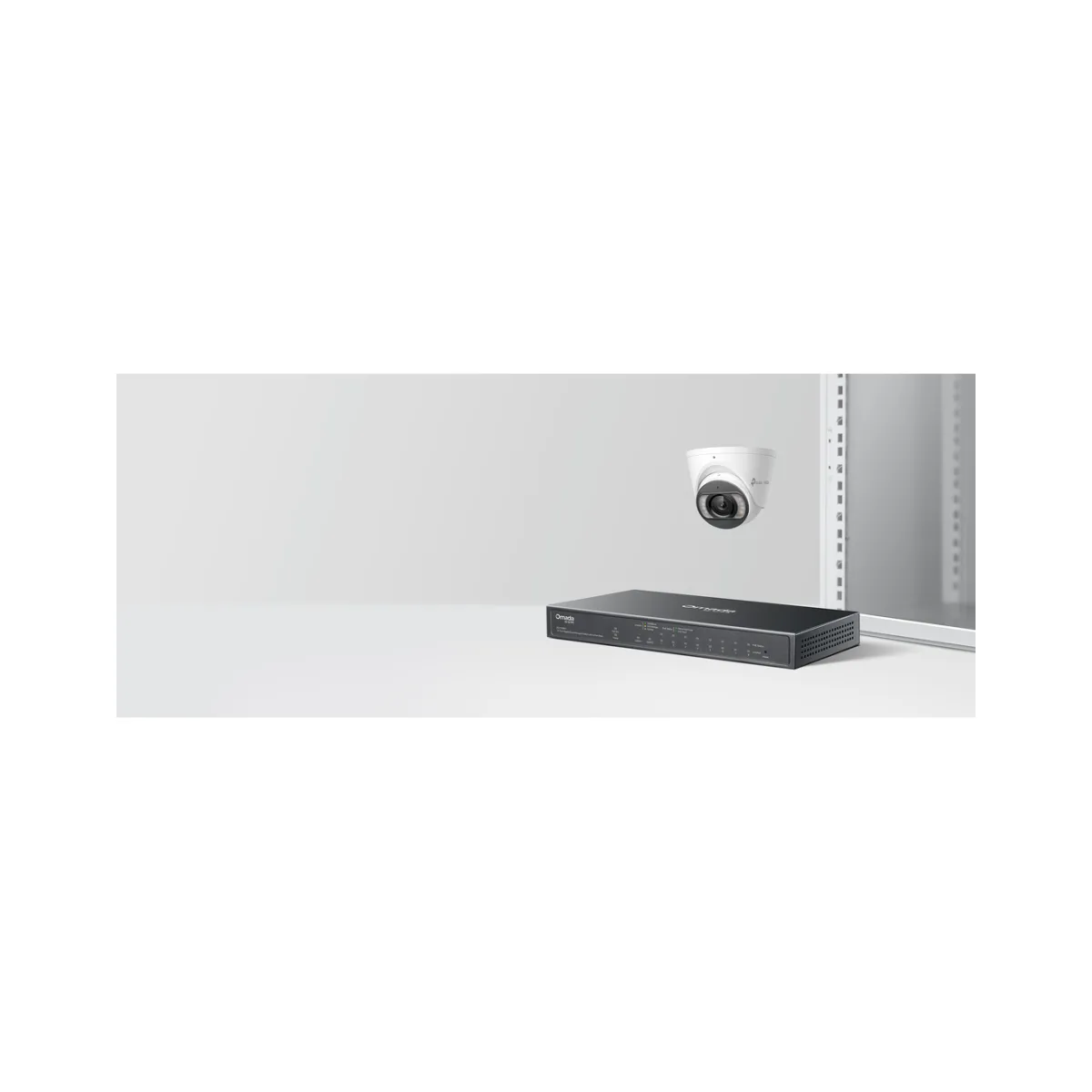 TP-Link Omada ES210GMP / Коммутатор 10-портовый гигабитный Easy Managed с 8 портами PoE+