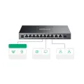 TP-Link Omada ES210GMP / Коммутатор 10-портовый гигабитный Easy Managed с 8 портами PoE+