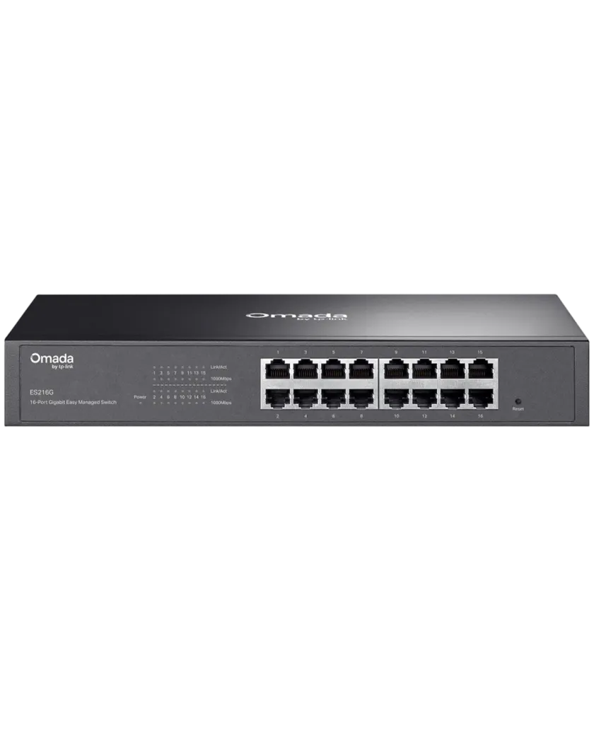TP-Link Omada ES216G / Коммутатор 16-портовый гигабитный Easy Managed