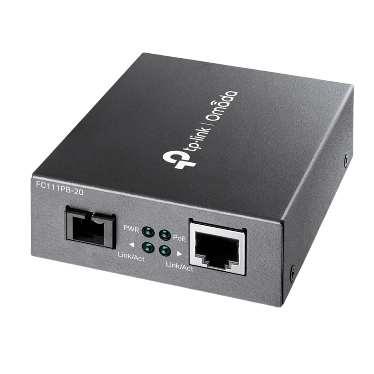 TP-Link Omada FC111PB-20 / Медиаконвертер WDM 10/100 Мбит/с с 1-портовым PoE