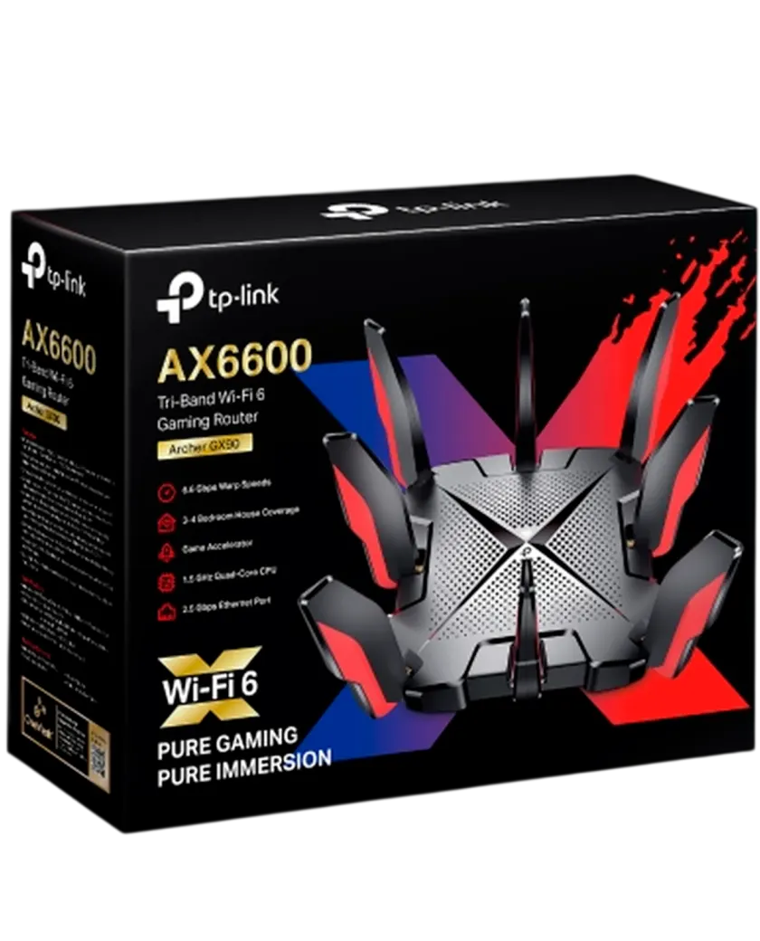 TP-Link Archer GX90 / AX6600 Беспроводной трехдиапазонный игровой маршрутизатор Wi-Fi 6