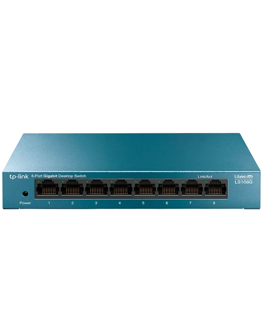 TP-Link LS108G / Коммутатор неуправляемый гигабитный 8-портовый